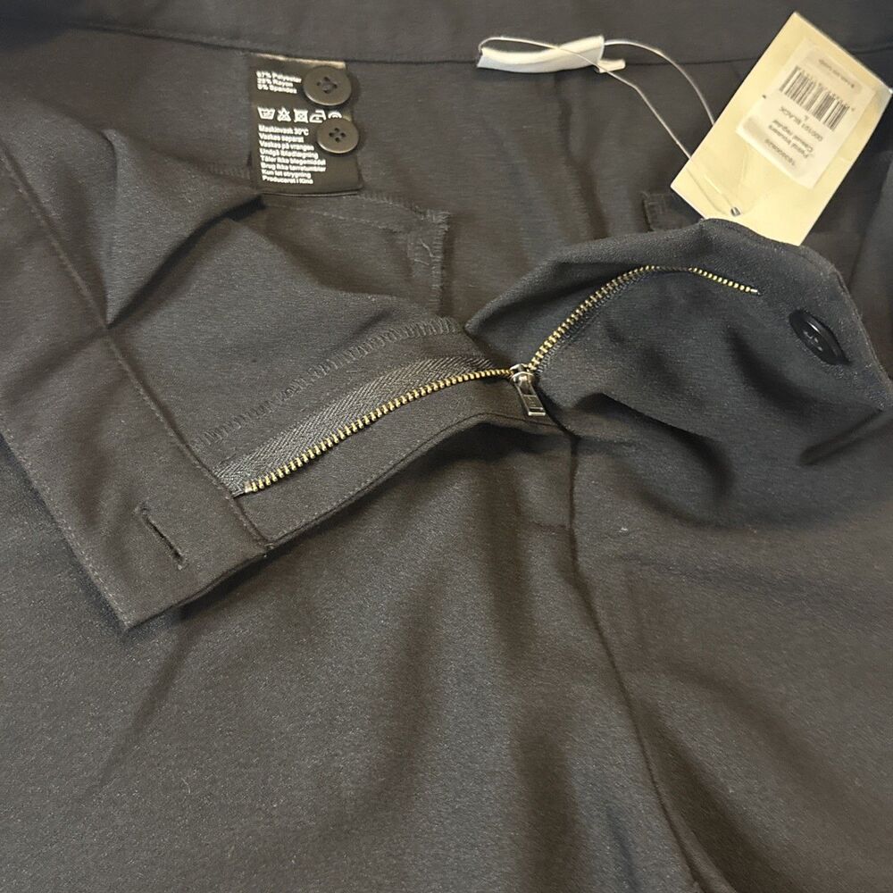 Masai Petrol Trousers Womens L Black Casual Regular Fit Lightweight NWT - Picture 8 of 16